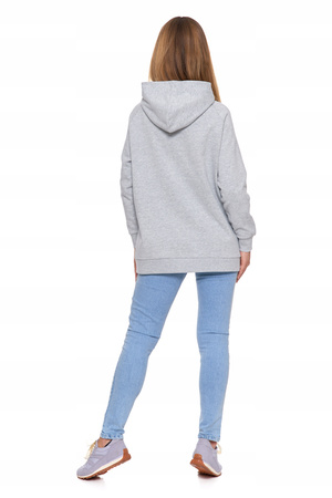 LUŹNA BLUZA DAMSKA DRESOWA OVERSIZE PRZEZ GŁOWĘ Z KAPTUREM MORAJ