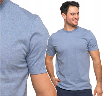 Koszulka T-SHIRT MĘSKI Bluzka z Krótkim Rękawem Bawełniana MORAJ
