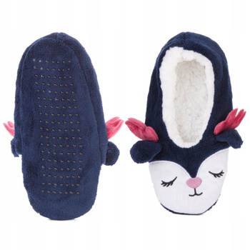 Kapcie Damskie Bambosze Ciepłe Urocze MORAJ