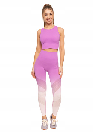 Legginsy Damskie Sportowe Wysoki Stan Push-Up Kryjące na Siłownię MORAJ 
