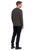 KOSZULKA MĘSKA Z DŁUGIM RĘKAWEM LONGSLEEVE STRUKTURA MODNY MORAJ