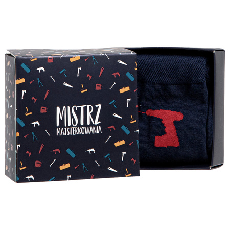 SKARPETY MĘSKIE MISTRZ MAJSTERKOWANIA SKARPETKI W PUDEŁKU 1-PAR MORAJ