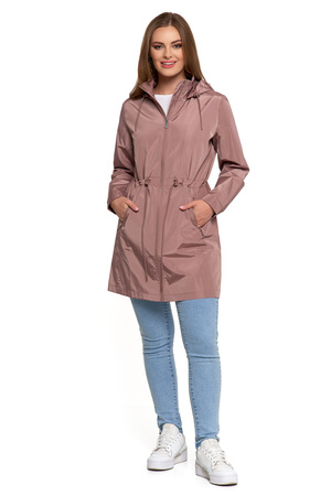 KURTKA DAMSKA PRZEJŚCIOWA Z KAPTUREM PARKA ELEGANCKI PŁASZCZ MORAJ