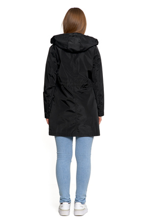 KURTKA DAMSKA PRZEJŚCIOWA Z KAPTUREM PARKA ELEGANCKI PŁASZCZ MORAJ