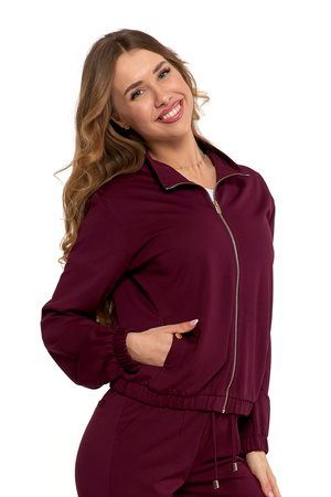 DRES DAMSKI SPODNIE DRESOWE ZWĘŻANA NOGAWKA BLUZA ROZPINANA KLASYK MORAJ 