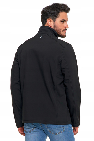 Kurtka SOFTSHELL Męska Przejściowa Wiatroszczelna bez kaptura MORAJ
