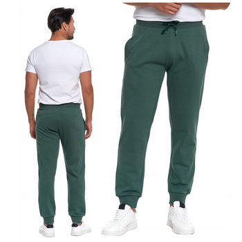 SPODNIE DRESOWE MĘSKIE Klasyczne Spodnie z Kieszeniami Gładkie MORAJ