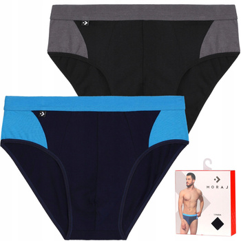 Slipy Majtki Męskie Wygodne 2szt Bawełna Moraj