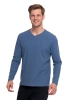 KOSZULKA MĘSKA Z DŁUGIM RĘKAWEM LONGSLEEVE WAFLOWANY BAWEŁNA MORAJ
