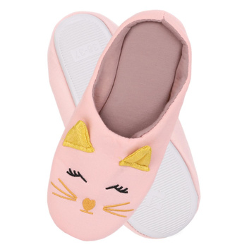 Kapcie Damskie KOTKI Papcie Do Domu Bambosze Wygodne Laczki MORAJ