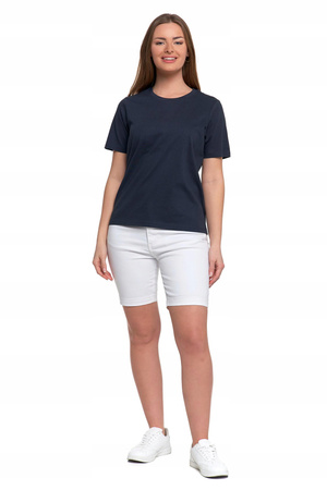 T-SHIRT DAMSKI z Krótkim Rękawem Bez Szwów Bocznych Luźna Koszulka MORAJ 