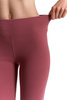 LEGGINSY DAMSKIE PRĄŻKOWANE GETRY Z WYSOKIM STANEM I SZEROKI PAS MORAJ