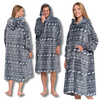 KOCOBLUZA CIEPŁA DUŻA BLUZA Z KAPTUREM KOC NA ZIMĘ OVERSIZE MORAJ