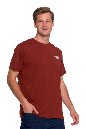 T-SHIRT MĘSKI Z KRÓTKIM RĘKAWEM KOSZULKA BLUZKA Z NADRUKIEM MODNA MORAJ