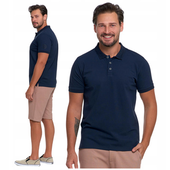 Elegancki T-Shirt Koszulka Polo Polówka Męska z krótkim rękawem MORAJ