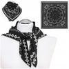 Duża BANDANKA Damska Czarna Chusta Apaszka na Szyję Chustka na Włosy MORAJ
