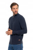 Sweter Męski Ze Stójką Zapinany Pod Szyją Elegancki Sweterek Ciepły MORAJ 
