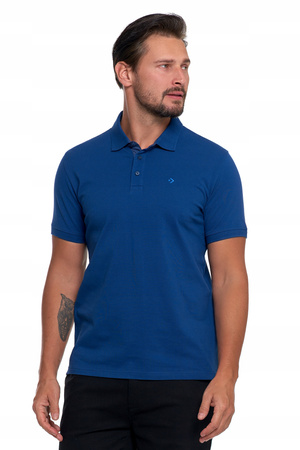 Elegancka Polówka Polo Męskie Koszulka T-Shirt z Krótkim Rękawem MORAJ 