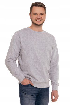 Bluza Męska Wkładana Przez Głowę Bez Kaptura Bawełniana Wygodna MORAJ