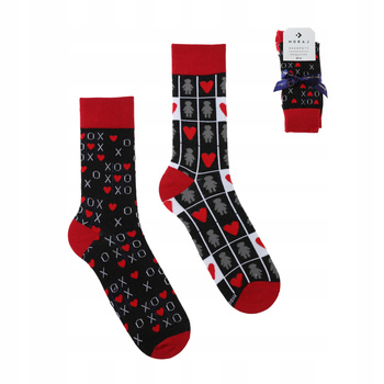 MORAJ Skarpety na PREZENT Walentynki 2-PARY