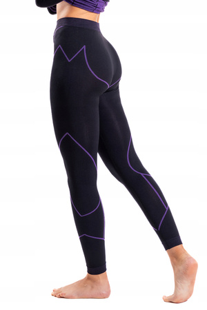 Legginsy Termoaktywne Dopasowane Getry Bezszwowe Spodnie Thermo MORAJ 