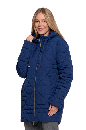 ELEGANCKA KURTKA DAMSKA PRZEJŚCIOWA Z KAPTUREM NA JESIEŃ CIEPŁA MORAJ