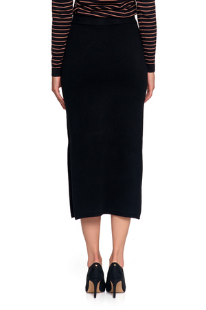 Zestaw SWETER BOMBERKA ROZPINANY OŁÓWKOWA SPÓDNICA Z ROZCIĘCIEM MORAJ