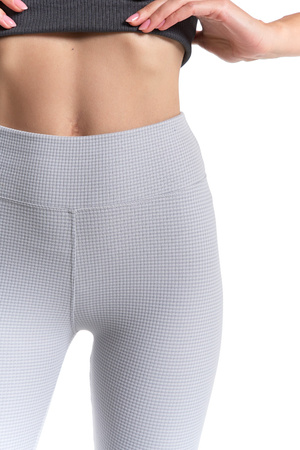 LEGGINSY DAMSKIE ZE STRUKTURĄ CIEPLEJSZE GETRY Z WYSOKIM STANEM MORAJ