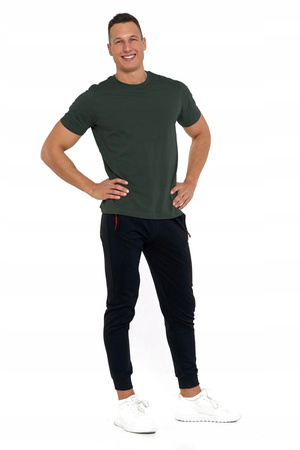 T-Shirt Koszulka Męska Bawełniana Klasyczna Krótki Rękaw MORAJ 
