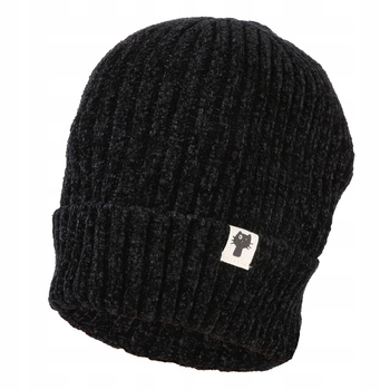 Dziecięca czapka ciepła na zimę kot MORAJ