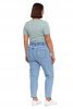Spodnie Jeansowe Damskie Mom Fit Wysoki Stan Luźne Modne Jeansy MORAJ 