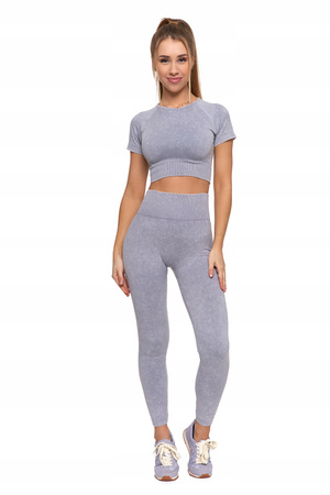 Legginsy Damskie Sportowe Wysoki Stan Kryjące Elastyczne Wygodne MORAJ