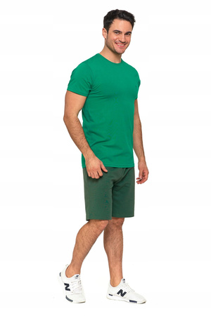 T-SHIRT PREMIUM MĘSKI Koszulka Gładka Bluzka z Haftem Logo MORAJ 