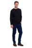 KOSZULKA MĘSKA Z DŁUGIM RĘKAWEM LONGSLEEVE STRUKTURA MODNY MORAJ
