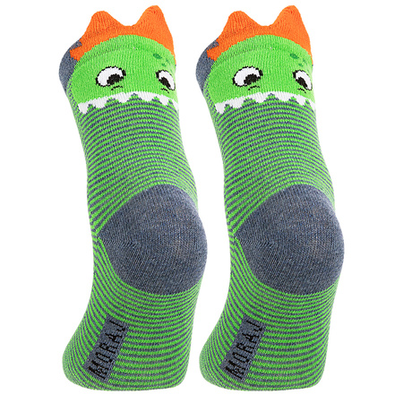 SKARPETY DZIECIĘCE MORAJ SKARPETKI KOLOROWE POTWORKI W PASKI 3-PAR