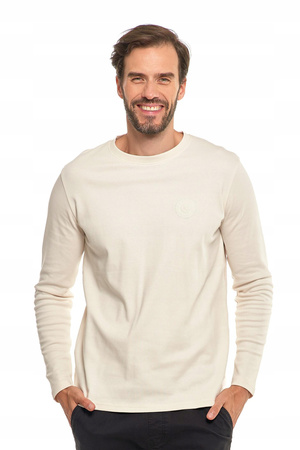 KOSZULKA MĘSKA Na Długi Rękaw Longsleeve Gładka Klasyczna Prosta MORAJ 