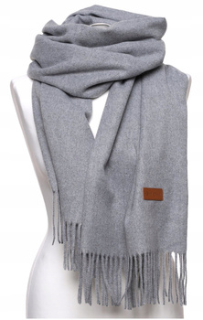 Ciepły Szal z Frędzlami Klasyczny Elegancki na chłodne dni MORAJ