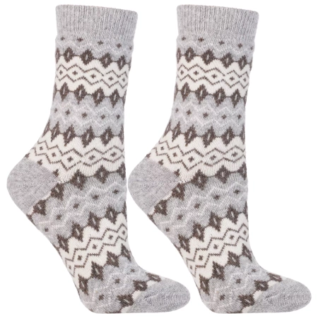 WYSOKIE SKARPETY Z WEŁNĄ Ciepłe Skarpetki Damskie PREZENT 3-PAK MORAJ