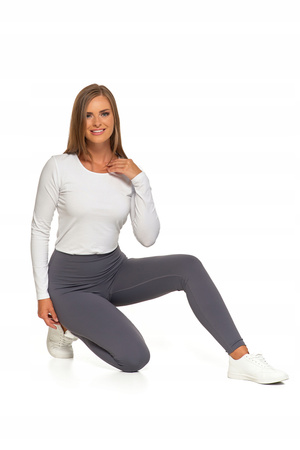 Legginsy Damskie Modelujące Sylwetkę Treningowe Getry Sportowe MORAJ 