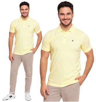 Koszulka Polo Męska PREMIUM Klasyczna Polówka Krótki Rękaw Gładka MORAJ