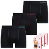 BOKSERKI MĘSKIE ZESTAW 3 SZT KLASYCZNE MORAJ MAJTKI DOPASOWANE WYGODNE