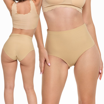 Bezszwowe Majtki Damskie Figi Wyszczuplające Laserowo Cięte  MORAJ