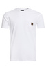 T-SHIRT MĘSKI MORAJ KOSZULKA KRÓTKI RĘKAW PROSTA Z KIESZONKĄ MODNA