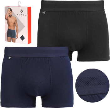 Bokserki Męskie Klasyk Bawełna Gładkie MORAJ