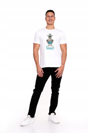 T-Shirt Męski Koszulka Męska 100% Bawełna MORAJ