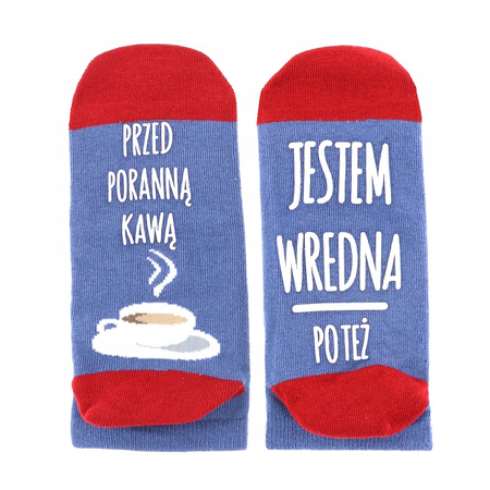 MORAJ Stopki ŚMIESZNE 2-PARY PREZENT SOCKS 