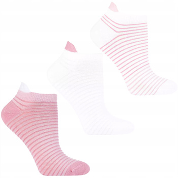 Skarpetki Stopki Damskie Skarpety MORAJ Kolorowe Prążkowane 3-pak