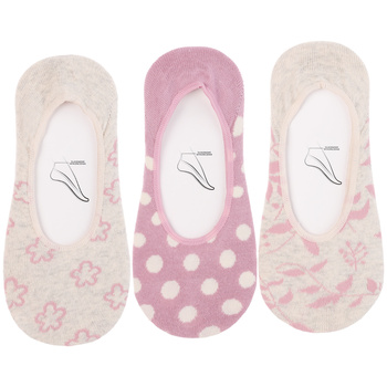 SKARPETKI DAMSKIE NISKIE SKARPETY STOPKI SILIKON KOLOROWE MORAJ 3-PAK