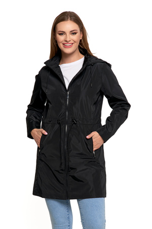 KURTKA DAMSKA PRZEJŚCIOWA Z KAPTUREM PARKA ELEGANCKI PŁASZCZ MORAJ