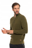 Sweter Męski Ze Stójką Zapinany Pod Szyją Elegancki Sweterek Ciepły MORAJ 